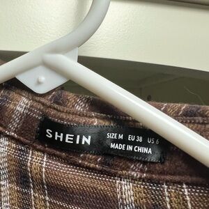 SHEIN flannel size M